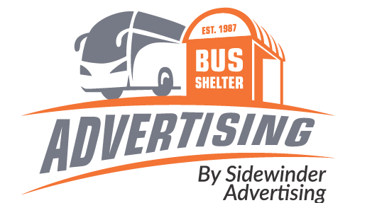 Bus Shelter Advertising Logo